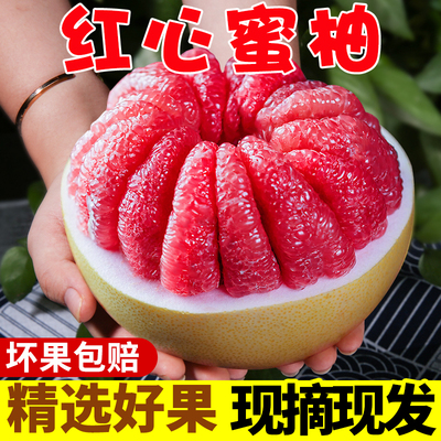 福建新鲜水果红心红肉管溪蜜柚子