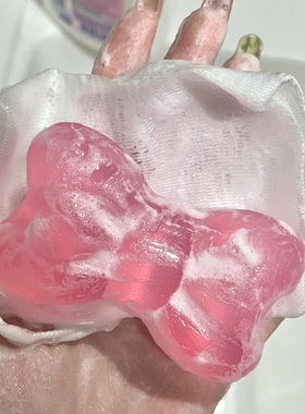 出口金箔钻石皂洗脸沐浴洁面持久留香滋润保湿水晶金箔宝石手工皂