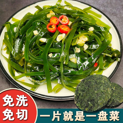 威海特产烘干即食压缩海带丝细干货免洗免切22g/包无沙凉拌海带饼