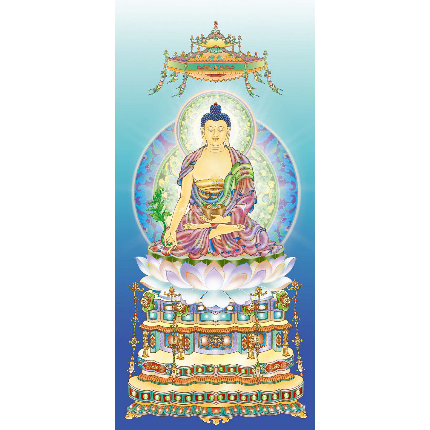 2025新款DIY贴钻方钻满钻钻石画钻石绣带钻套件十字绣药师佛玄关