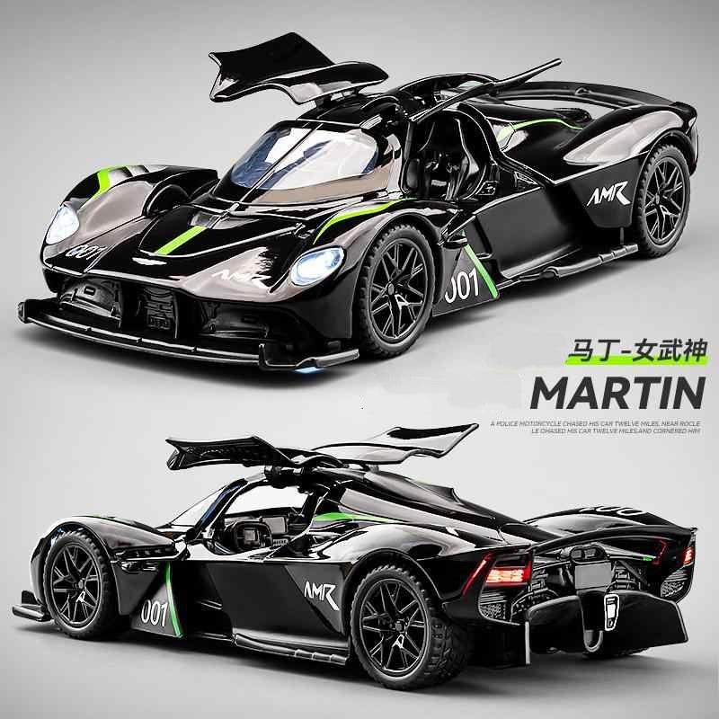 金车将1:32马丁女武神合金汽车模型仿真跑车摆件儿童玩具礼物