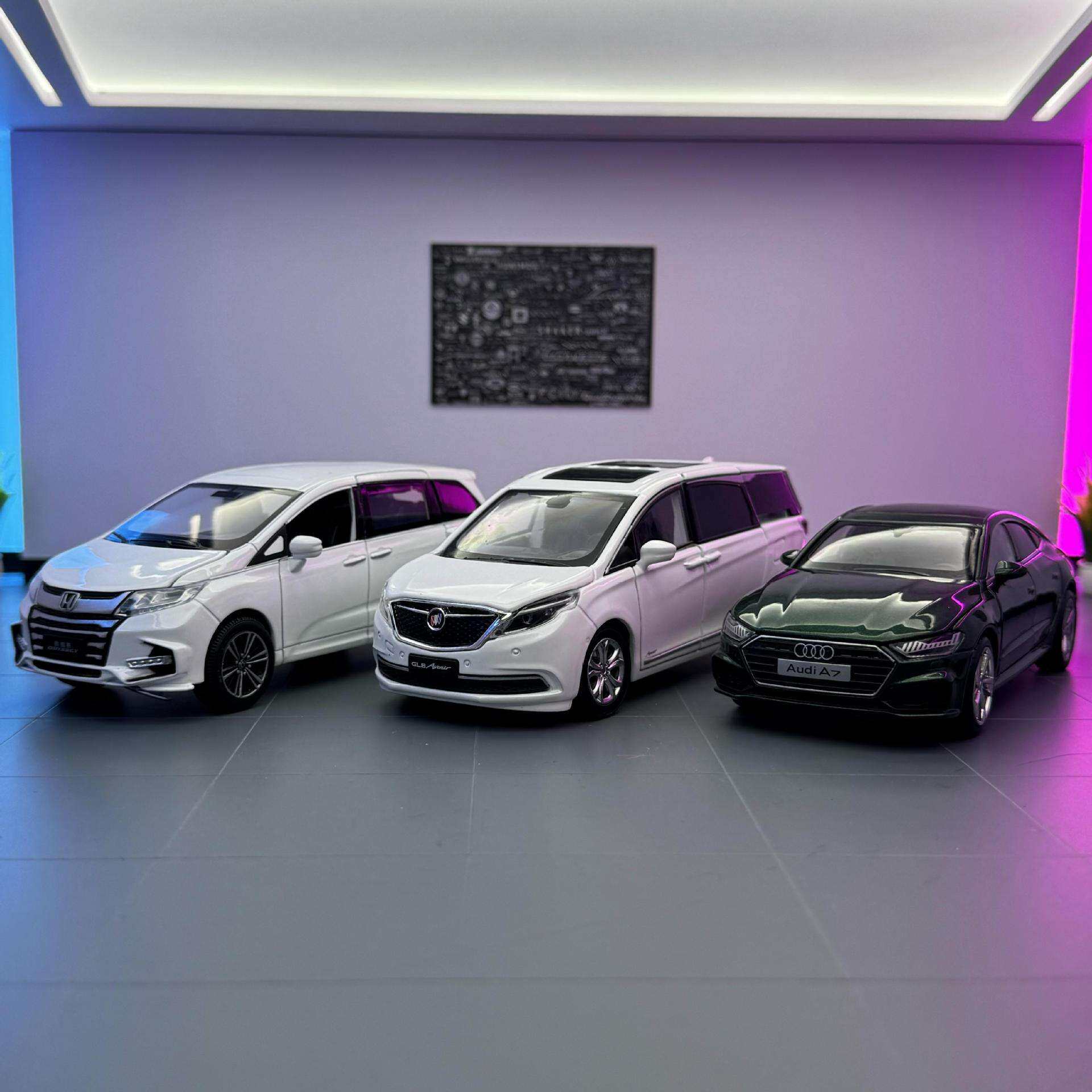 新款 合金车模1比32LX-9代奥迪A7声光玩具汽车音效模型摆件收藏