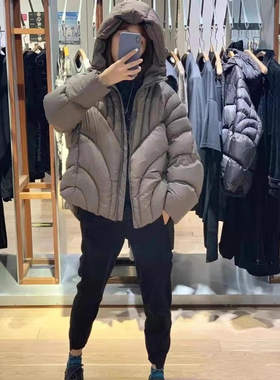 亏本江南款羽绒服女短款连帽加厚90白鸭绒面包服潮外套斗篷型