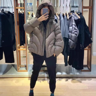 亏本江南款羽绒服女短款连帽加厚90白鸭绒面包服潮外套斗篷型