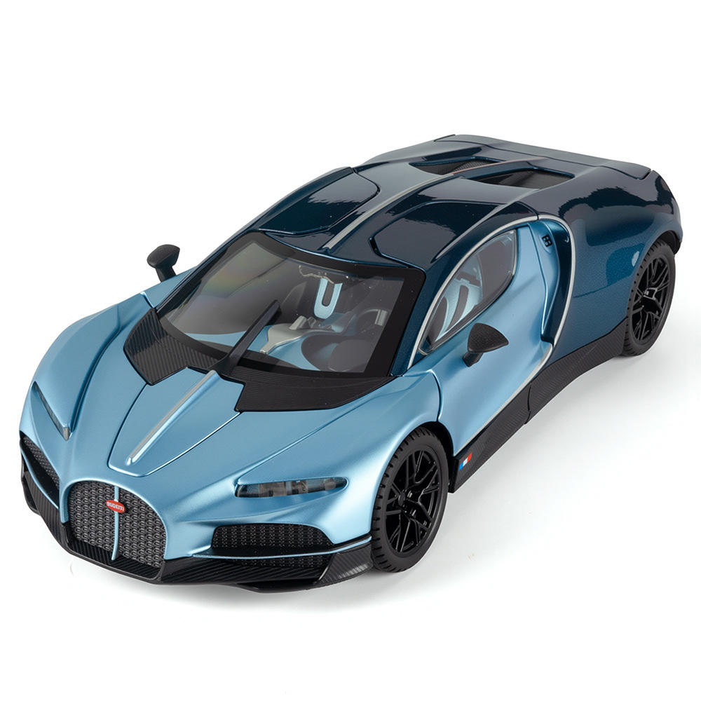 新款 仿真1比24陀飞轮合金跑车模型摆件汽车男孩玩具一件收藏