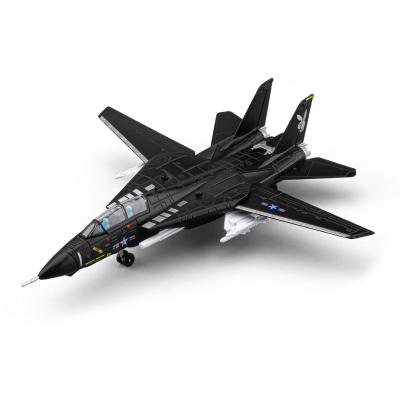 1:72F-14雄猫战斗机合金航空模型声光音效柜台摆件男孩玩具礼物