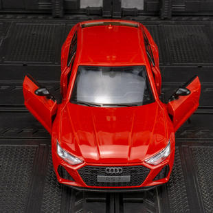 仿真澳迪RS7合金轿车模型汽车摆件声光金属跑车玩具男孩 新款