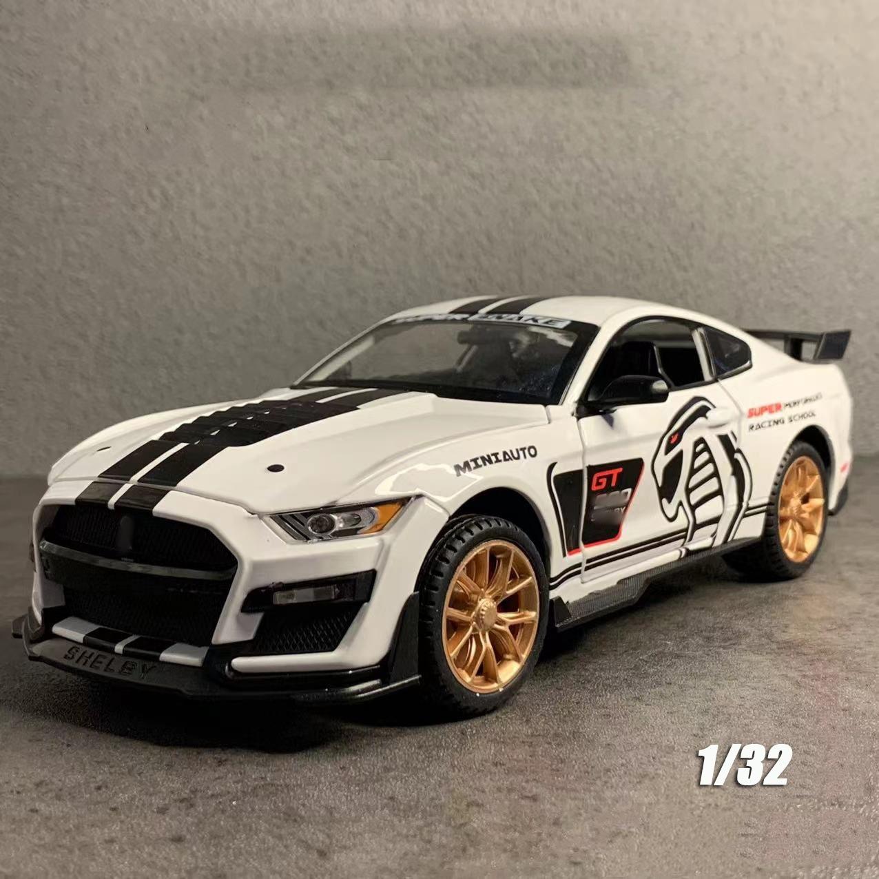 建元1:32幅特野玛GT500合金车模型仿真跑车收藏摆件儿童玩具