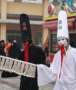 cos万圣节成人鬼衣男阎王黑白无常道士判官衣服清朝僵尸服装