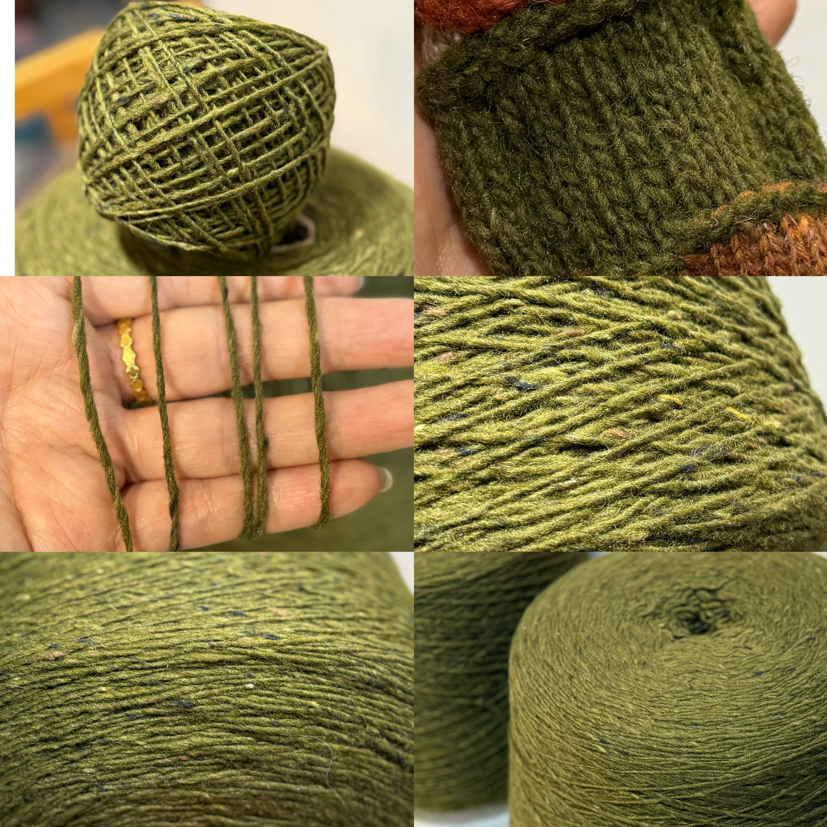 BROS联发外贸中粗手织机织diy帽包外套围巾衣发夹棒钩针毛衣线团