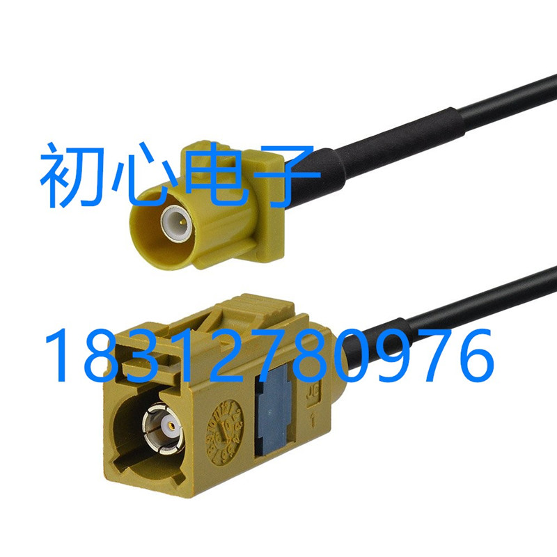 SMB-JK转接线 FAKRA K型公转母GPS信号延长连接线RG174射频同轴线