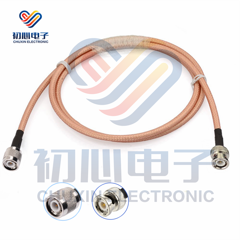 BNC/TNC-JJ射频连接线Q9公转TNC公RG142双屏蔽镀银线6G高频转接线