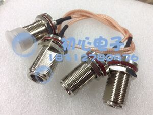 N母头转N母头射频RF同轴线RG316镀银测试线N母28MM螺牙 30CM