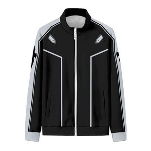 周边刀剑神域桐人cos服立领夹克卫衣男女二次元动漫痛衣服开衫潮
