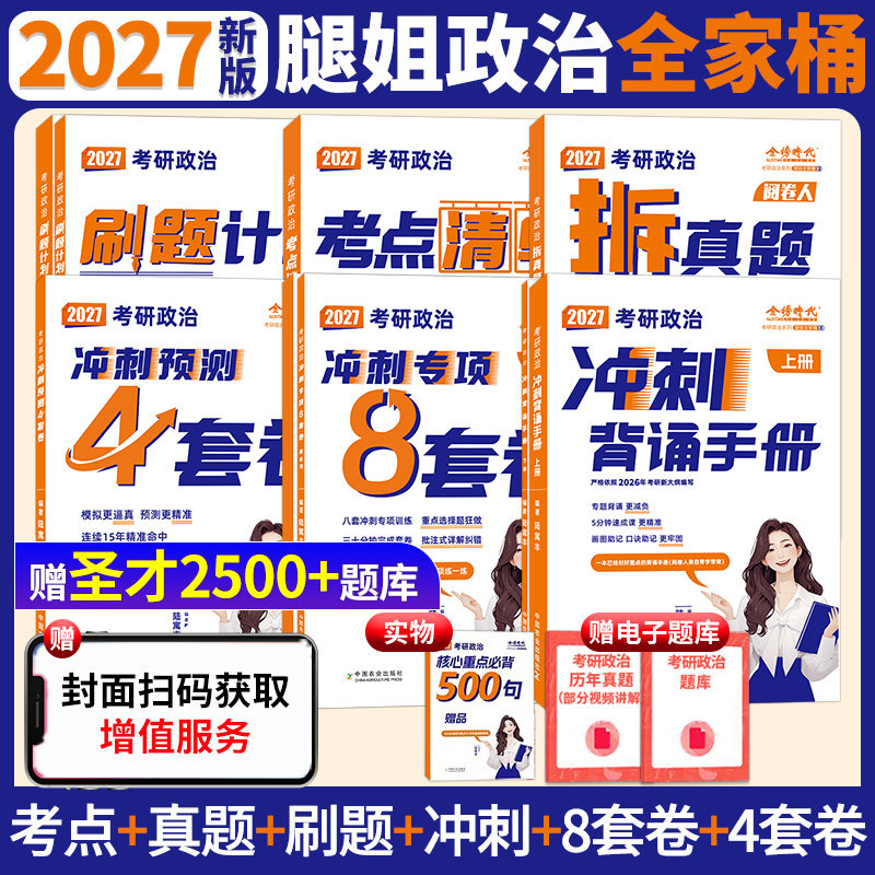 腿姐陆寓丰2027考研政治考点清单