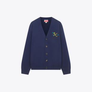 针织开衫 logo刺绣时尚 FC65CA3423LA 高田三贤男士 KENZO