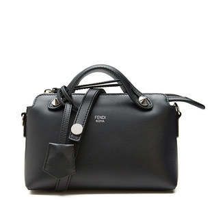 现货FENDI/芬迪女包迷你by the way波士顿桶包手提包8BL135 1D5