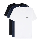 3件装 HUGO 50475284 圆领短袖 刺绣徽标T恤 BOSS 雨果博斯男士