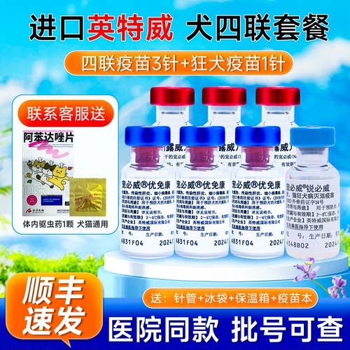 英特威四联犬用宠必威优免康疫苗