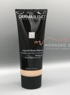 Dermablend腿部和身体遮瑕粉底 遮纹身 遮疤痕 遮胎记 遮瘀伤斑点