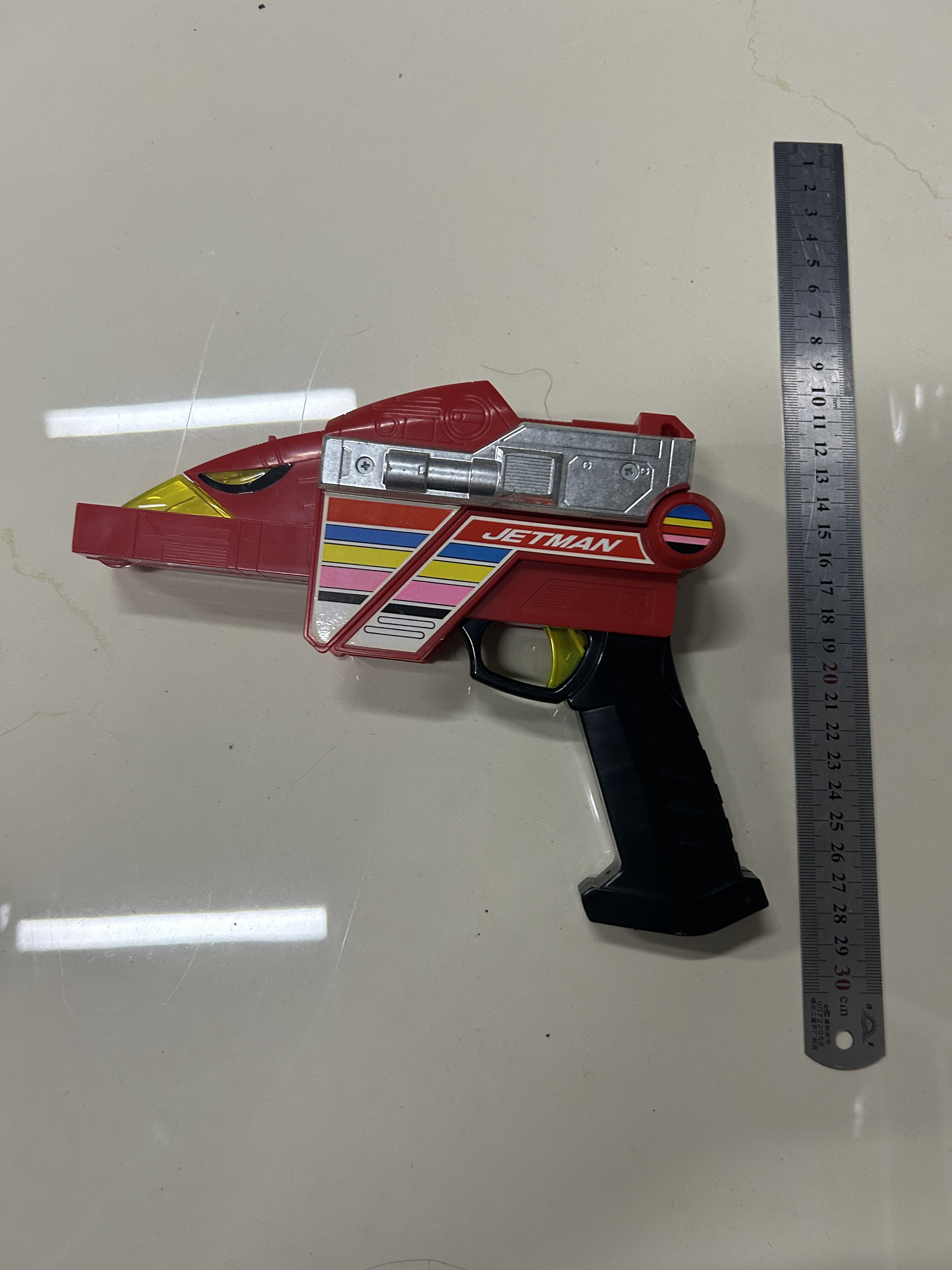 日版正版,超级鸟人战队喷射者人初版DX武器神鹰枪,声光变形完好