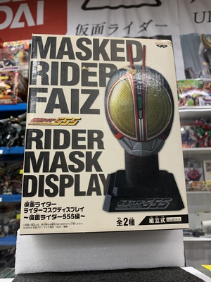 全新未拆，假面骑士555头像，1/2比例faiz大比例透明复眼头雕摆件