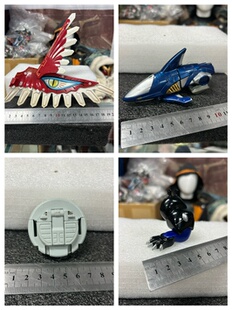 日版,牙吠百兽战队配件,DX伊卡洛斯蓝鲨鱼犀牛犰狳腰带猎人鳄鱼