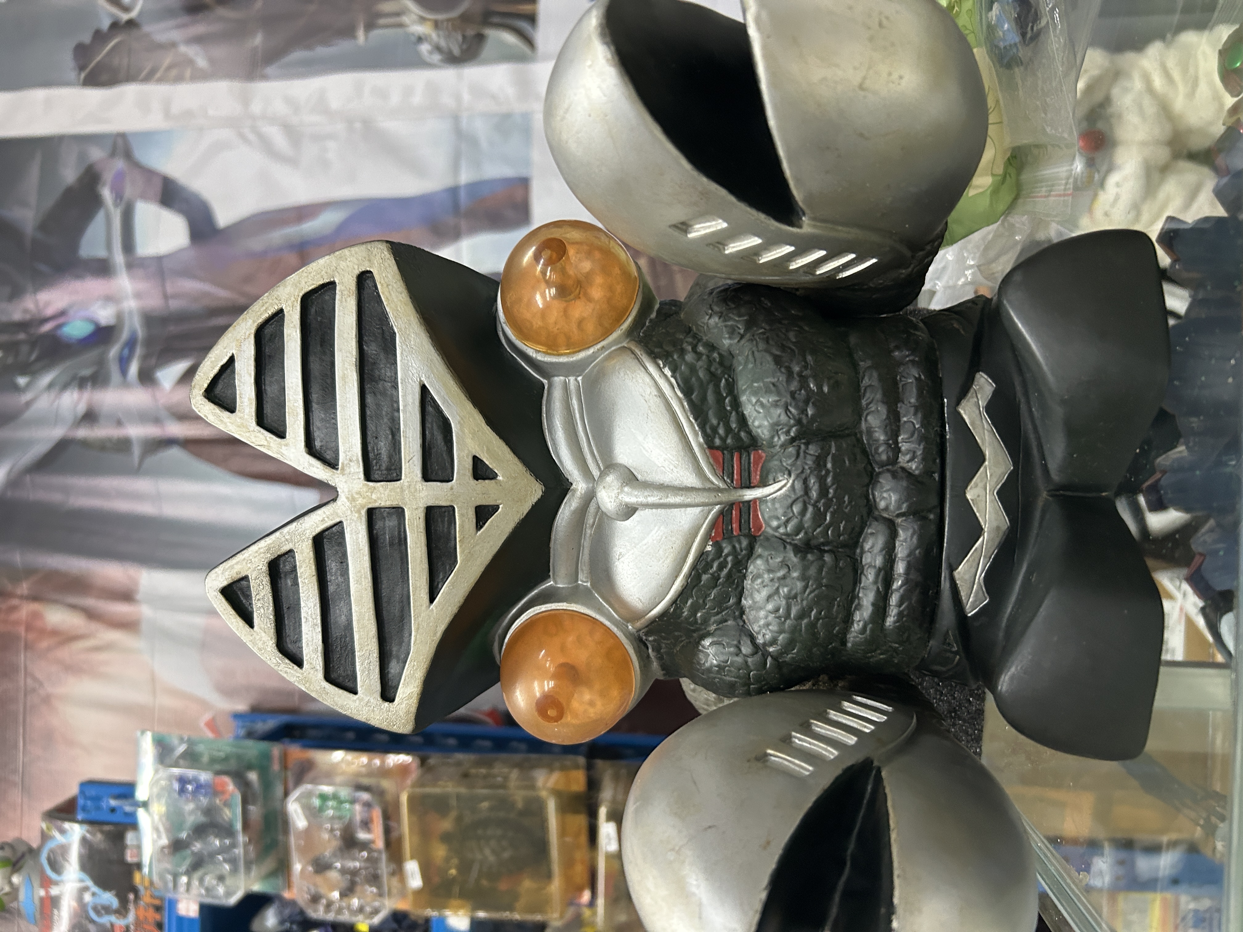 日版，初代奥特曼巨大巴尔坦星人储存钱罐，投入硬币有巴尔坦笑声