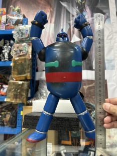 日版正版，昭和动画，横山光辉铁人28号，30厘米大胶，瑕疵品