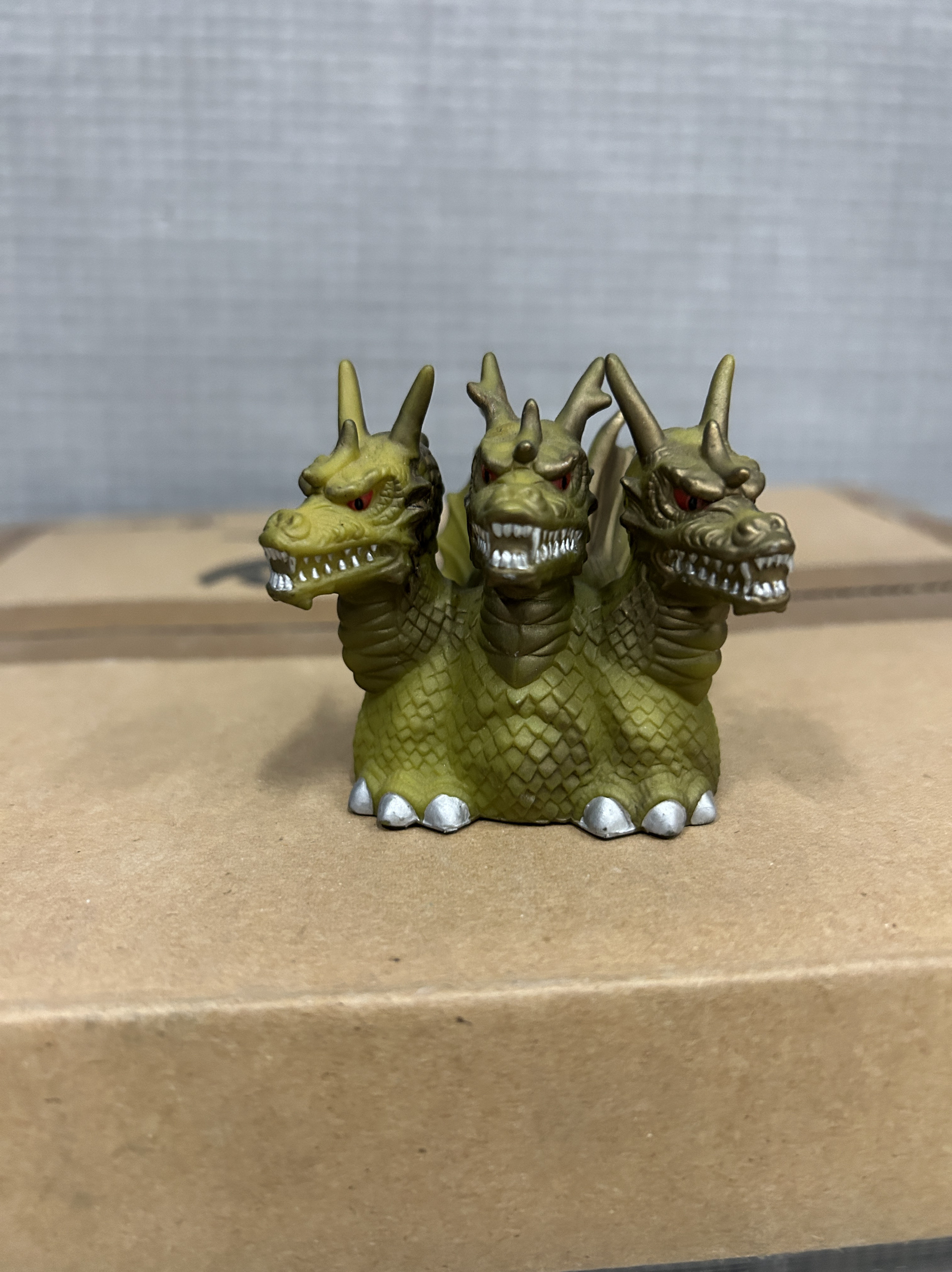 会场限定，哥斯拉基多拉，软胶人偶，正版收藏