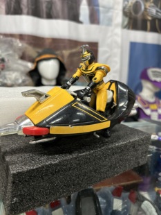 日版正版,金属英雄超级重甲战队,人摩托车套装,正版