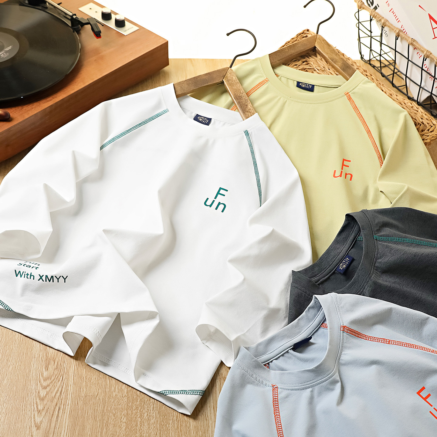 男童长袖T恤春秋2026新款儿童洋气印花上衣中大童休闲男孩打底衫