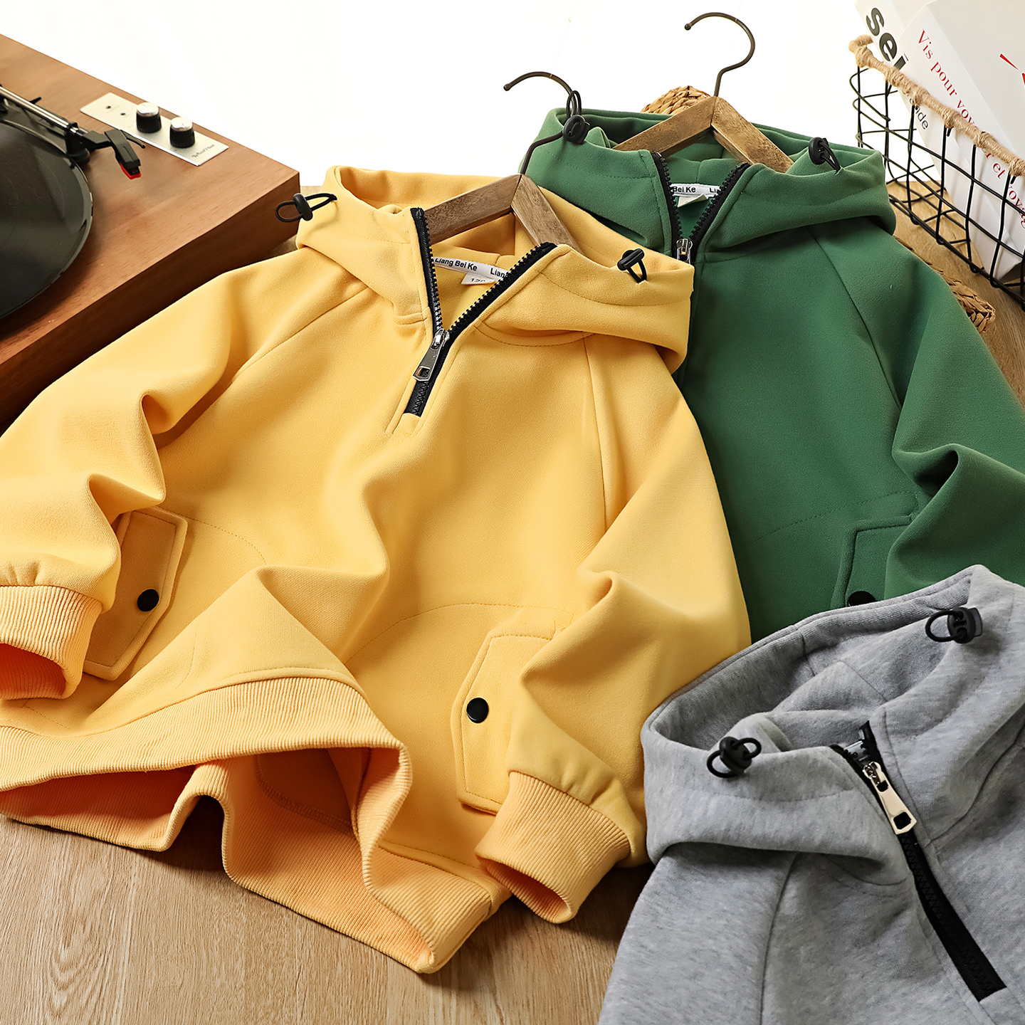 男童连帽卫衣春秋装2025新款
