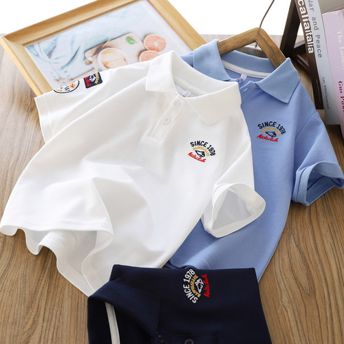 男童polo衫短袖夏季2026新款