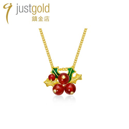 justgold镇金店吊坠冬日童话