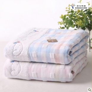 金号纱布超柔软纯棉儿童加大浴巾