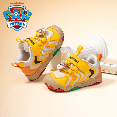汪汪队男童运动鞋软底3-5岁2026春秋季新款幼儿园户外休闲儿童鞋