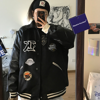 毛巾刺绣夹克毛呢KREATE