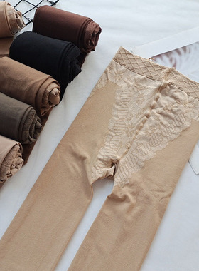 梦韵连裤袜女6169春秋款天鹅绒防勾丝肉色厚丝袜性感比基尼打底袜