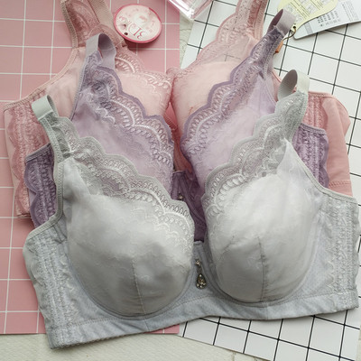 全罩杯大胸显小调整收副乳内衣