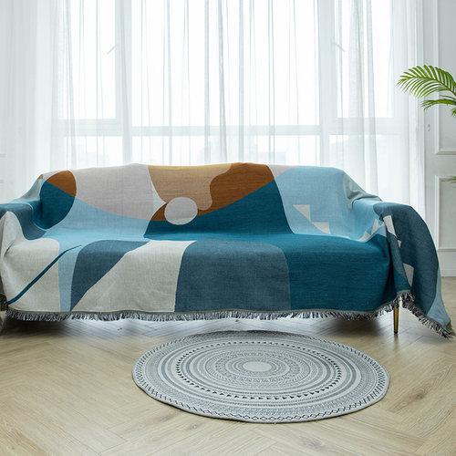 艺术抽象风格全套沙发巾