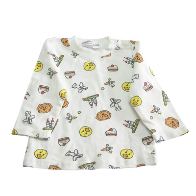 全棉柔软卡通风吸汗甜美长袖卫衣