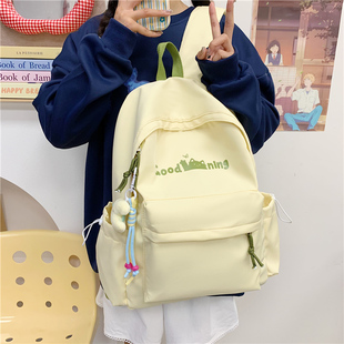 书包初中女生ins风韩系高中生学院风大容量背包高颜值中学生背包