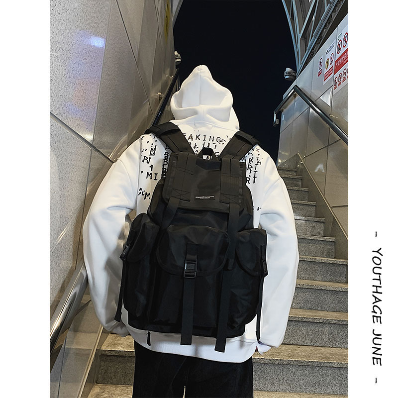 2021新款街头潮牌背包电脑包户外