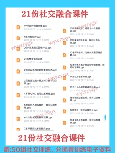 社交融合课件特殊教育儿童社交行为课件特教老师教学课件电子资料