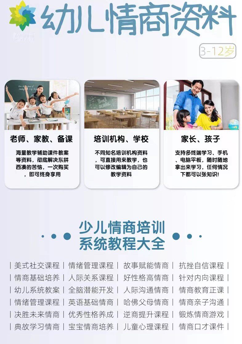 少儿情商培养训练课程儿童社交技代金券/提货券
