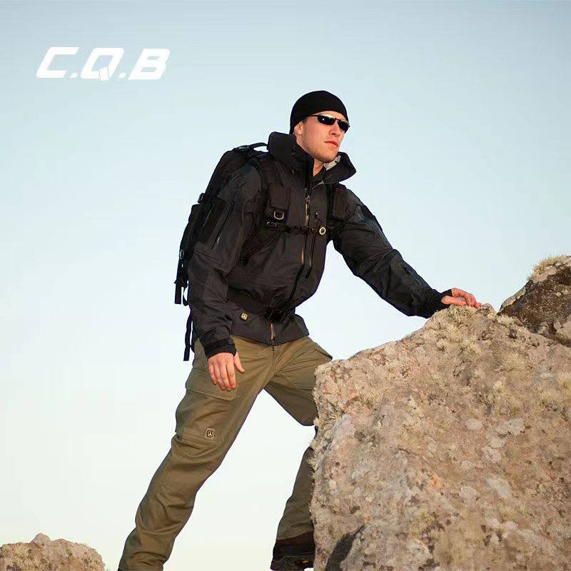 cqb户外event鬼怪冲锋衣男cordura面料战术防水硬壳外套cyf012