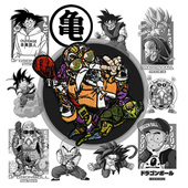 51783 徽章配件背包贴章 户外魔术贴章龙珠龟仙人刺绣布标臂章个性