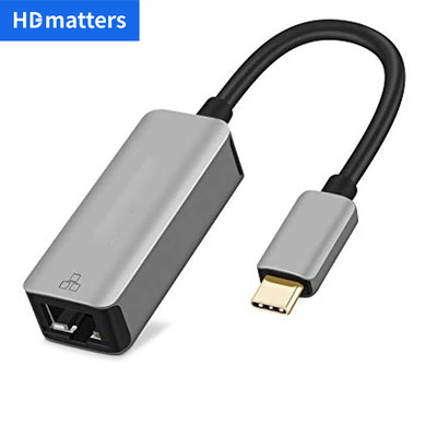 USB C Ethernet Adapter 1000/100Mbps USB USB C network adapte