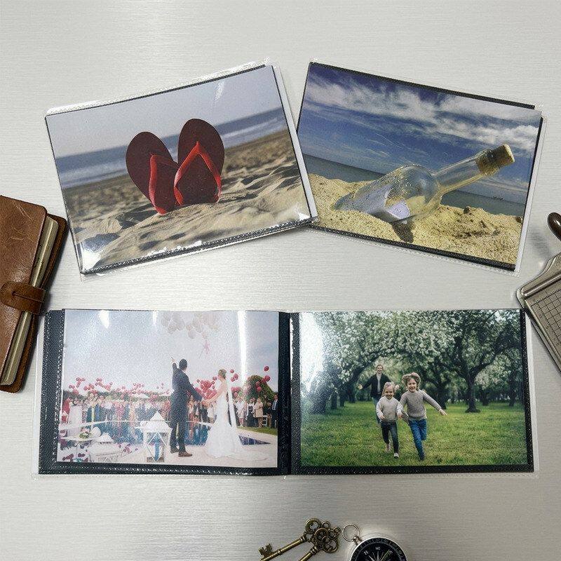 手工diy相册制作影集6寸防水防尘袋相簿加页pp袋插袋保护内页